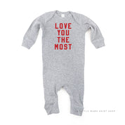 Love You The Most - Baby Sleeper Little Mama Shirt Shop