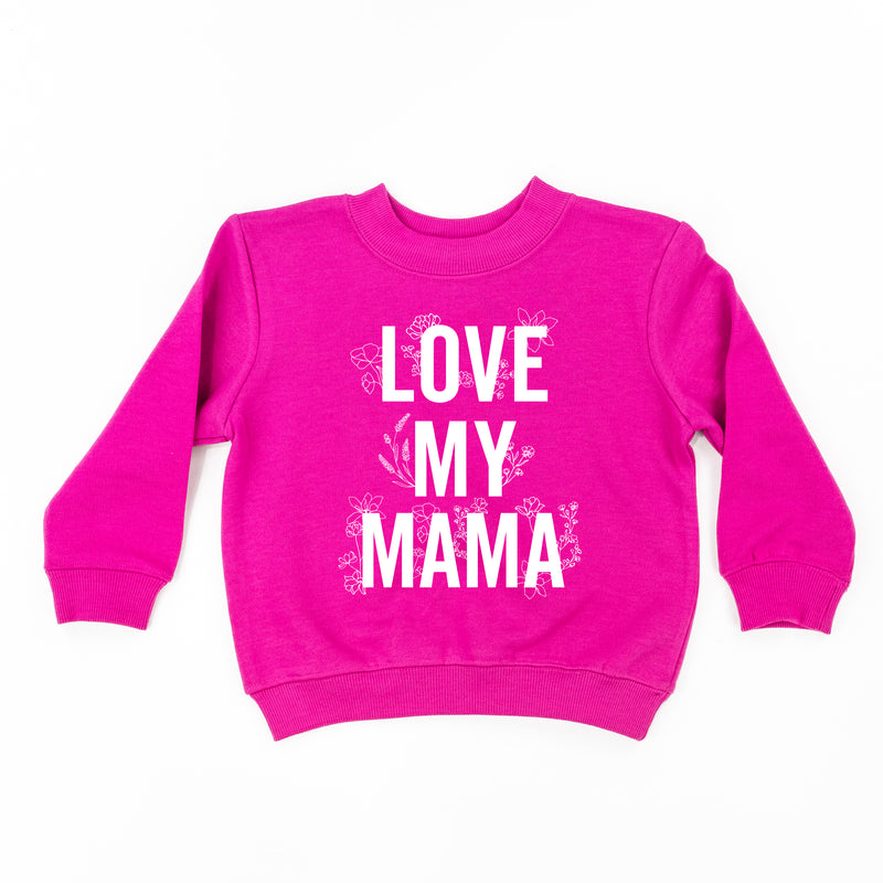 LOVE MY MAMA - Floral - Child Sweater