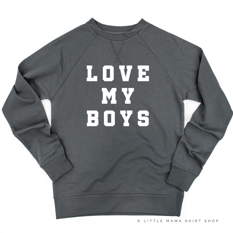 LOVE MY BOYS - (Plural) - Lightweight Pullover Sweater