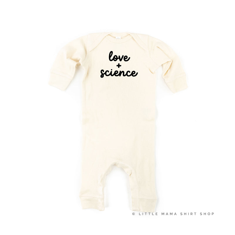 LOVE + SCIENCE - One Piece Baby Sleeper