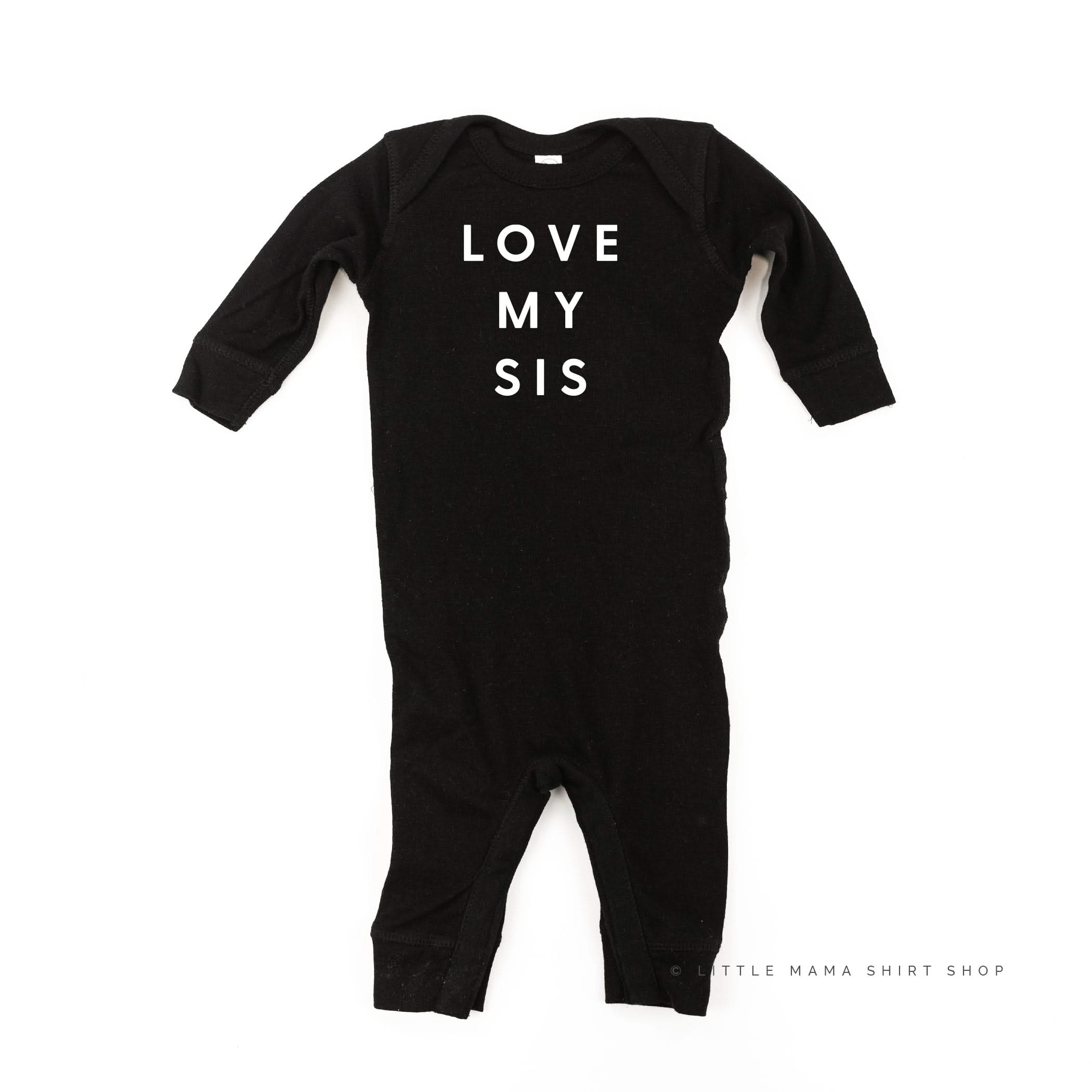 Love My Sis - Baby Sleeper Little Mama Shirt Shop
