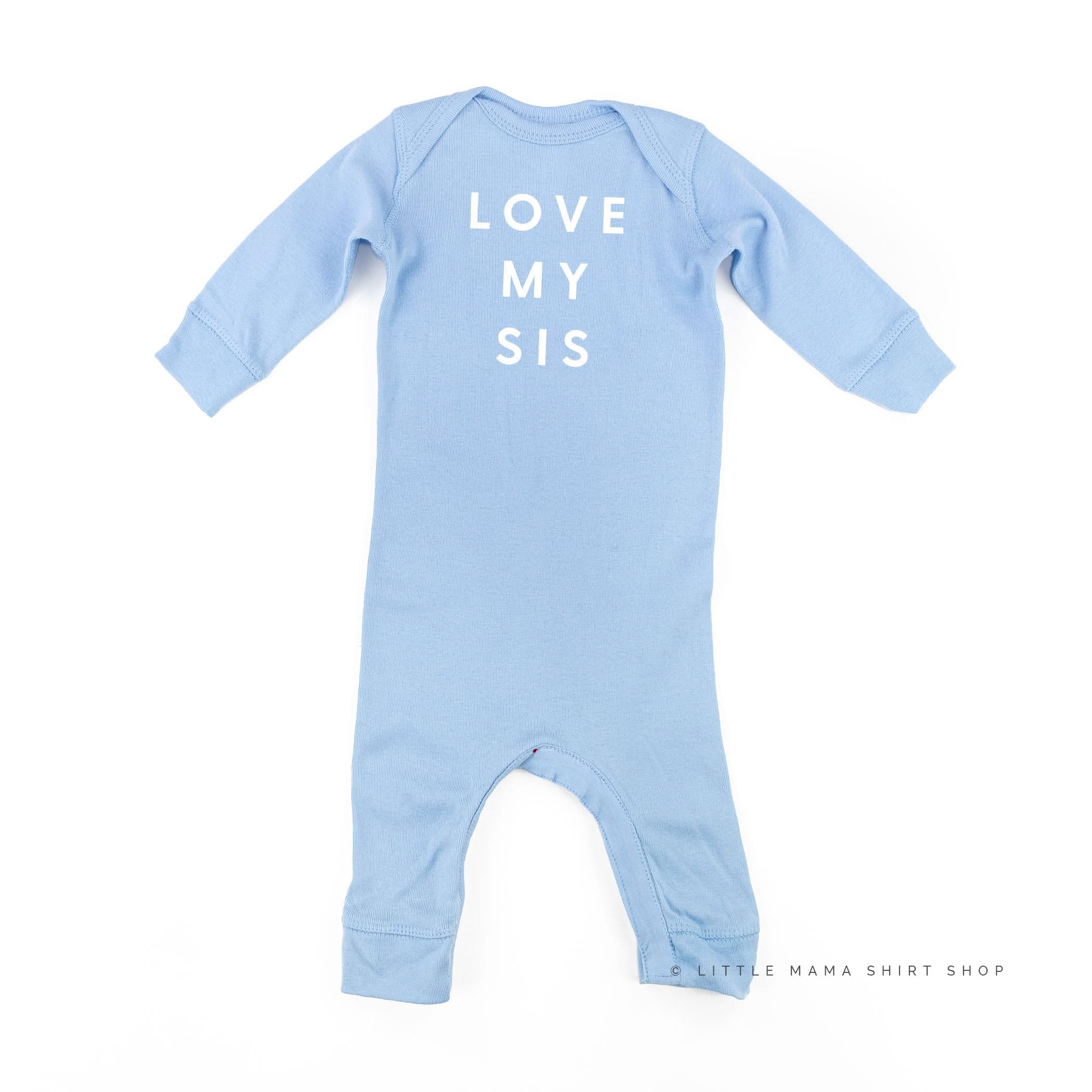 Love My Sis - Baby Sleeper Little Mama Shirt Shop