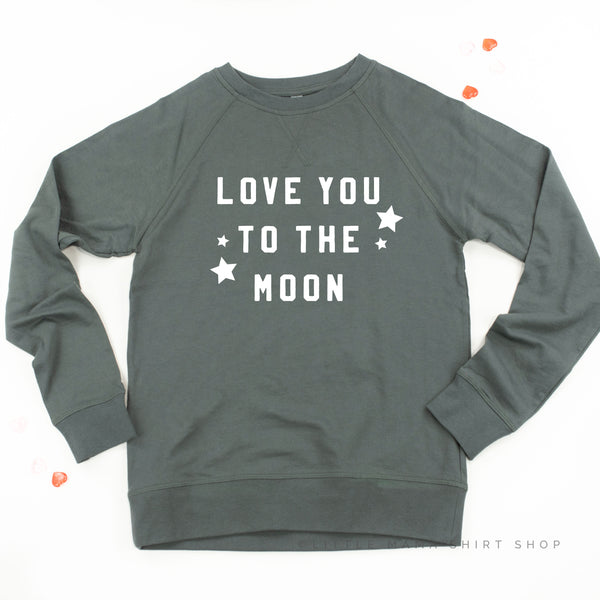 LOVE YOU TO THE MOON - Lightweight Pullover Sweater
