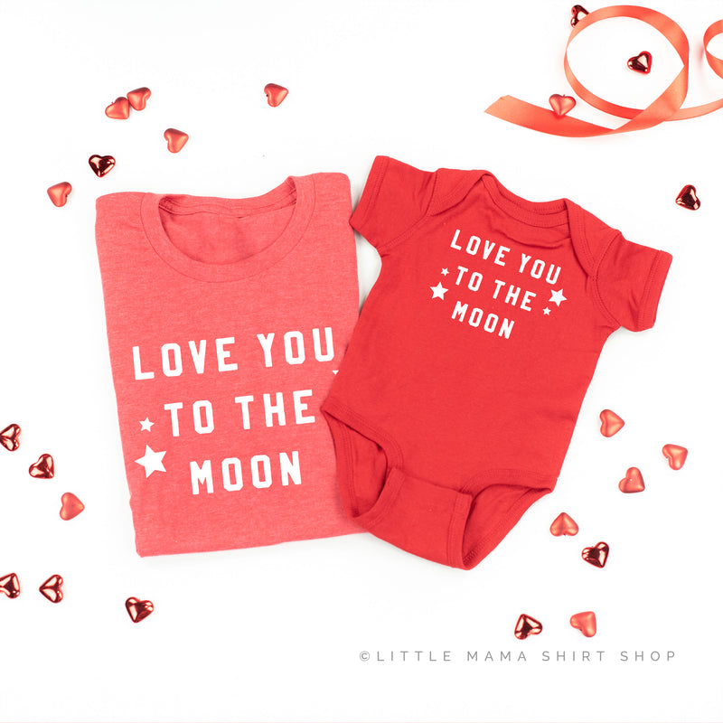 Love You To The Moon - Set of 2 Tees