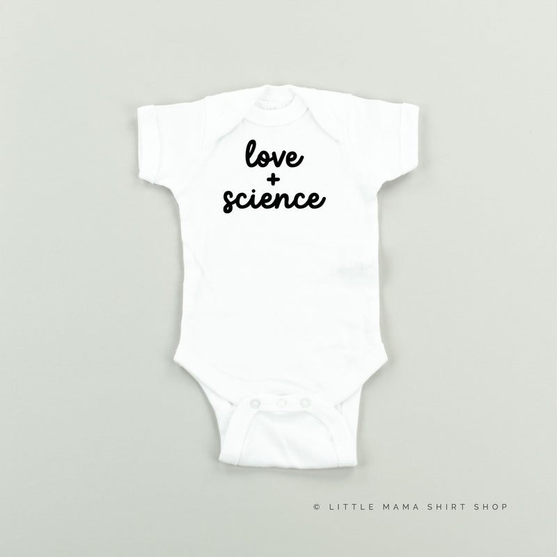 LOVE + SCIENCE - Short Sleeve Child Shirt