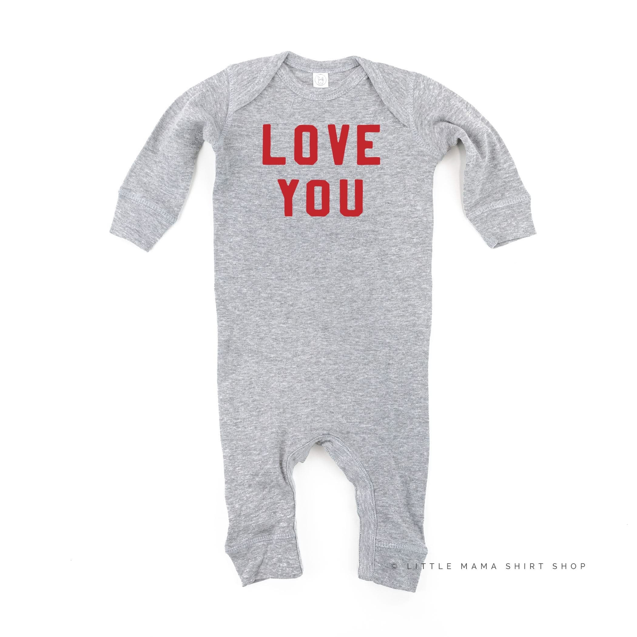Love You - Baby Sleeper Little Mama Shirt Shop