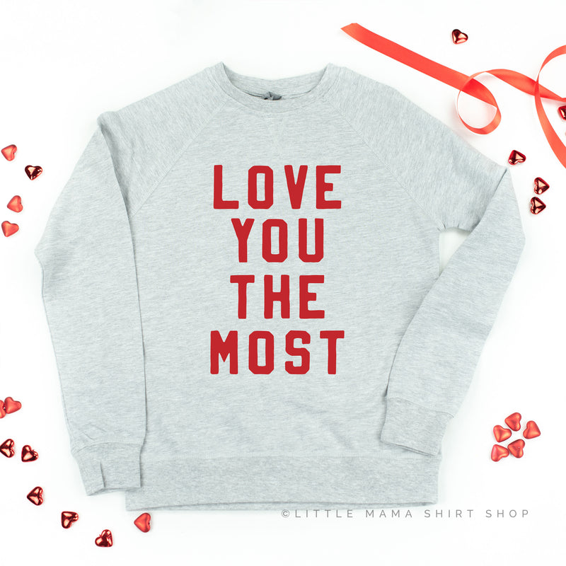 LOVE YOU THE MOST - Lightweight Pullover Sweater