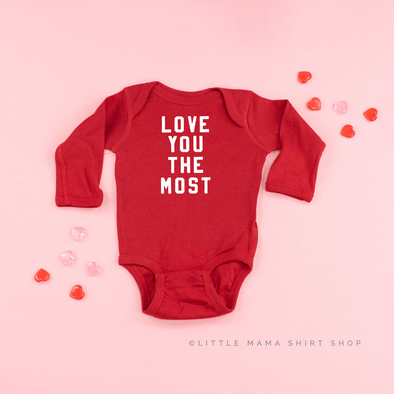 Love You The Most - Child LONG SLEEVE Tee