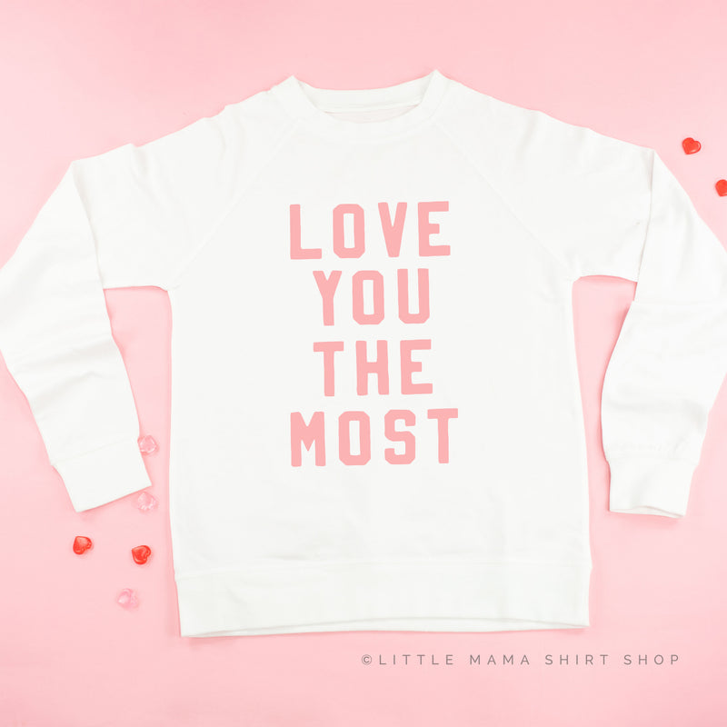 LOVE YOU THE MOST - Lightweight Pullover Sweater