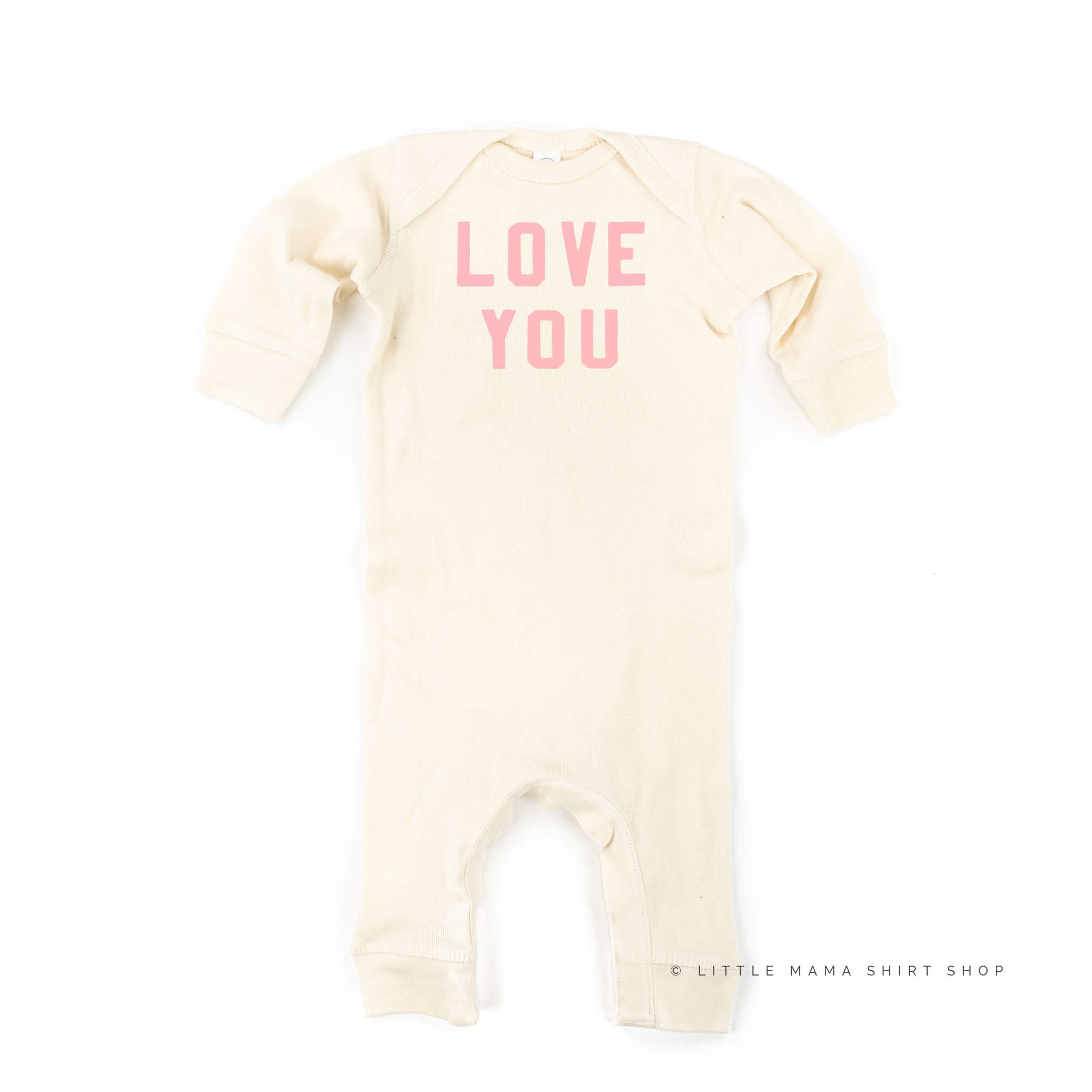 Love You - Baby Sleeper Little Mama Shirt Shop