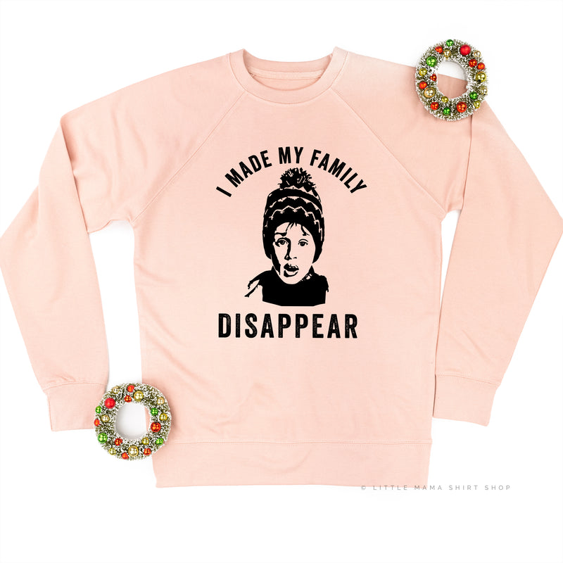 I Made My Family Disappear - Lightweight Pullover Sweater