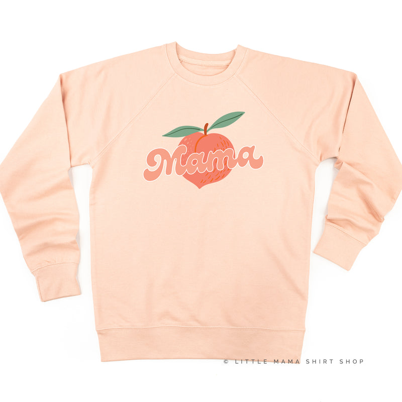 Peach - Mama - Lightweight Pullover Sweater