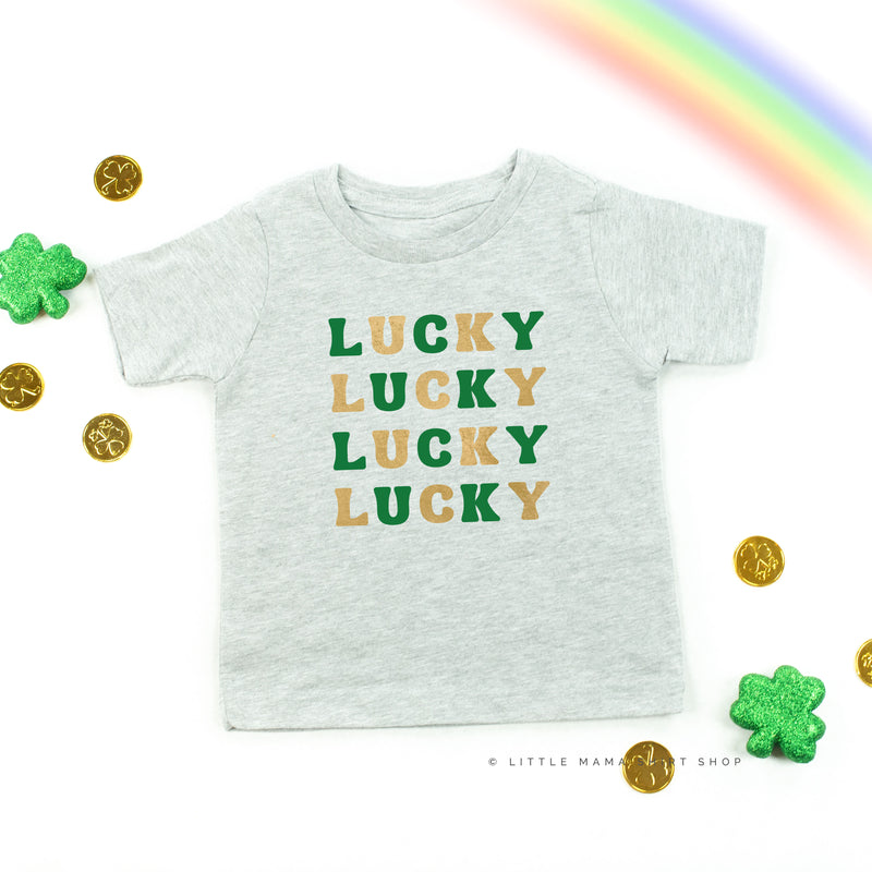 LUCKY X4 - Short Sleeve Child Shirt