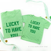 Lucky To Have You - Set of 2 Tees Little Mama Shirt Shop