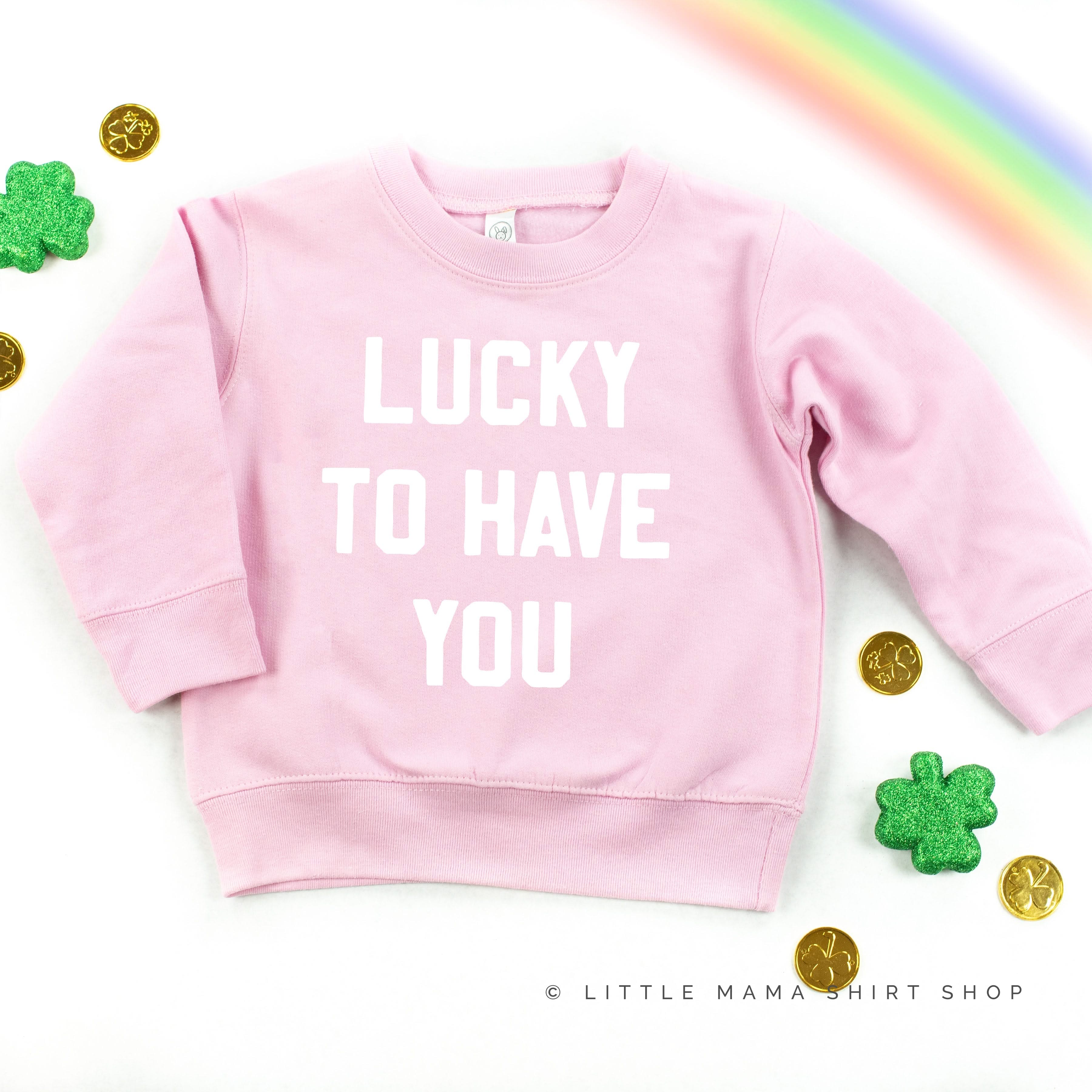 Lucky To Have You - Child Sweater Little Mama Shirt Shop