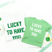Lucky To Have You - Set of 2 Tees Little Mama Shirt Shop