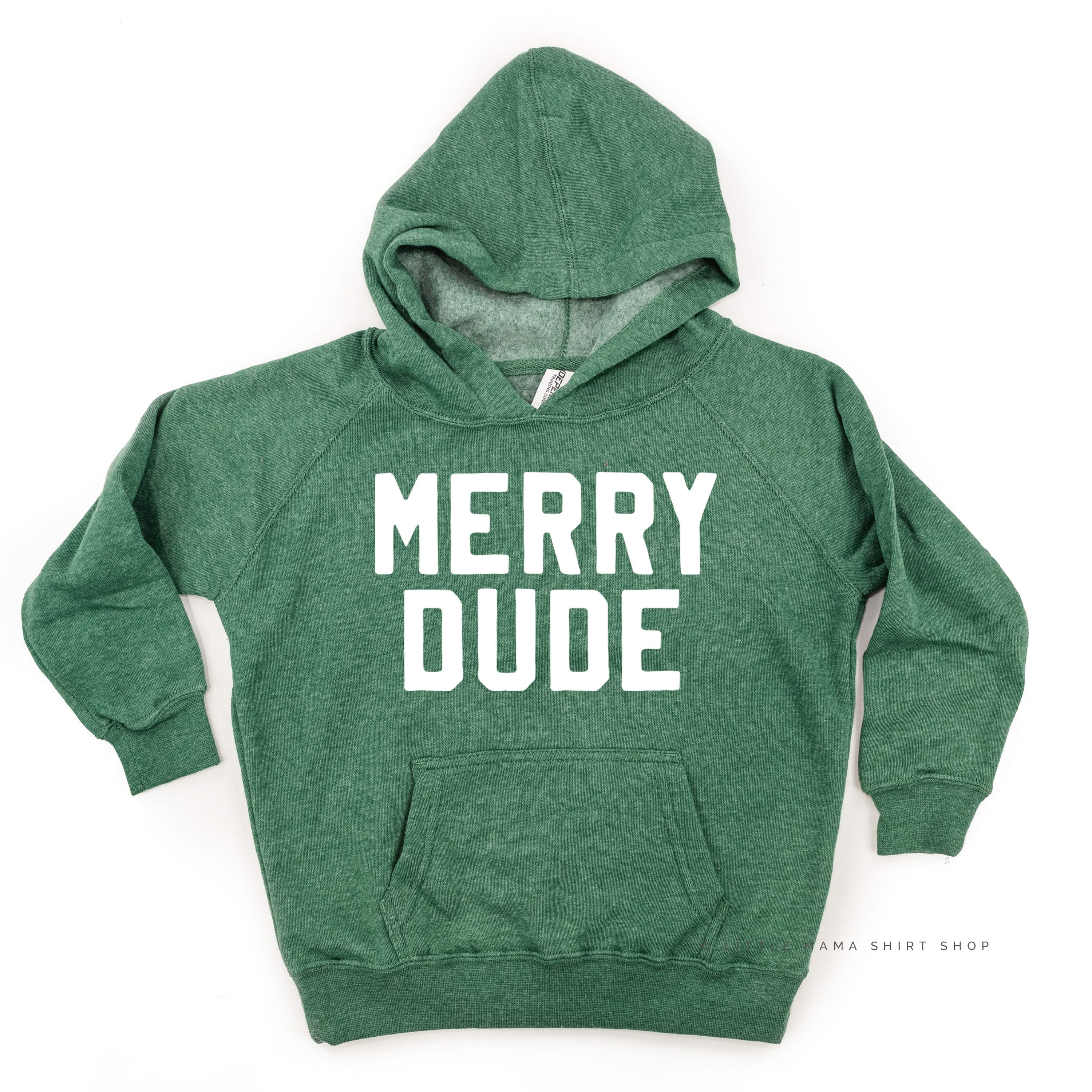 Merry Dude - Child HOODIE Little Mama Shirt Shop LLC