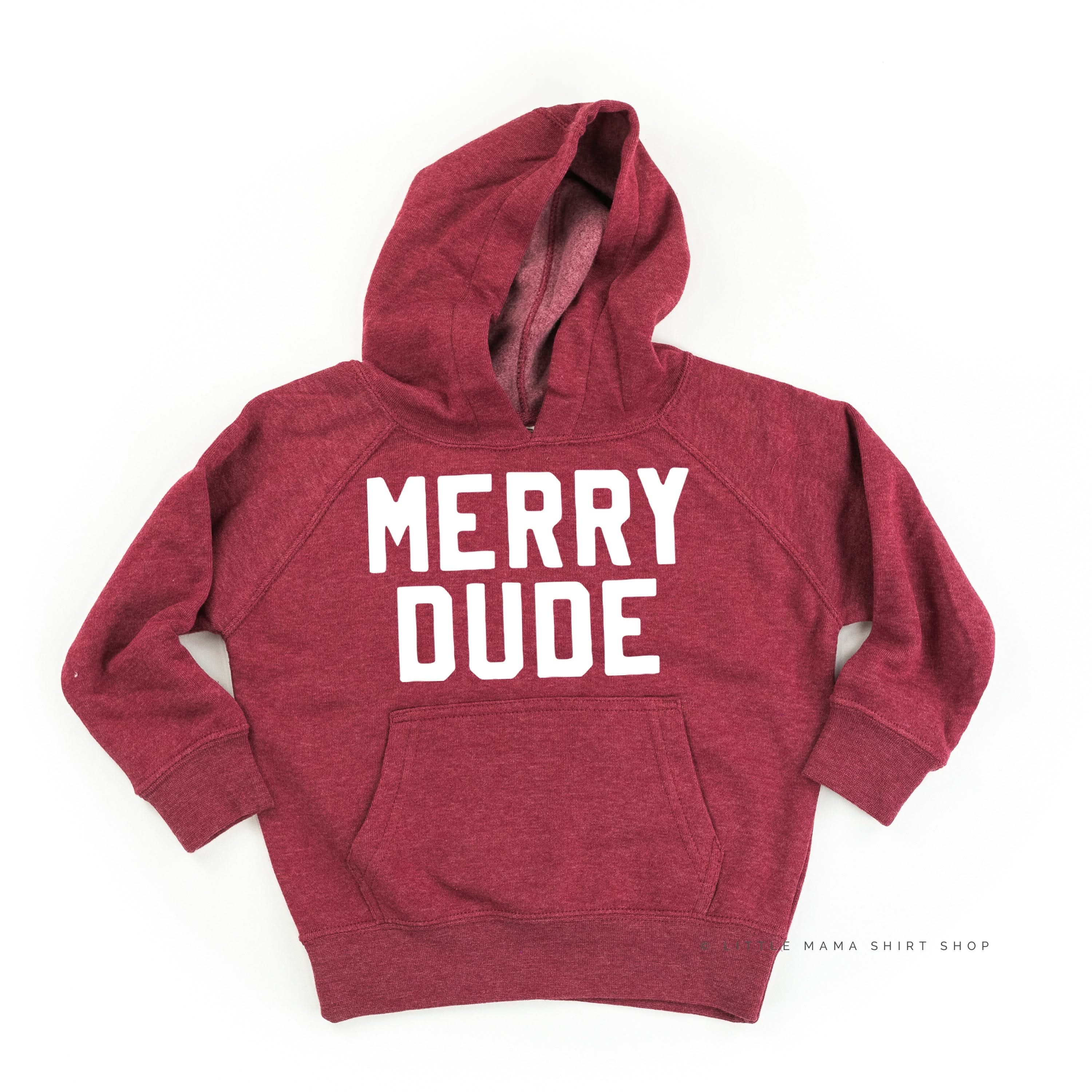 Merry Dude - Child HOODIE Little Mama Shirt Shop LLC
