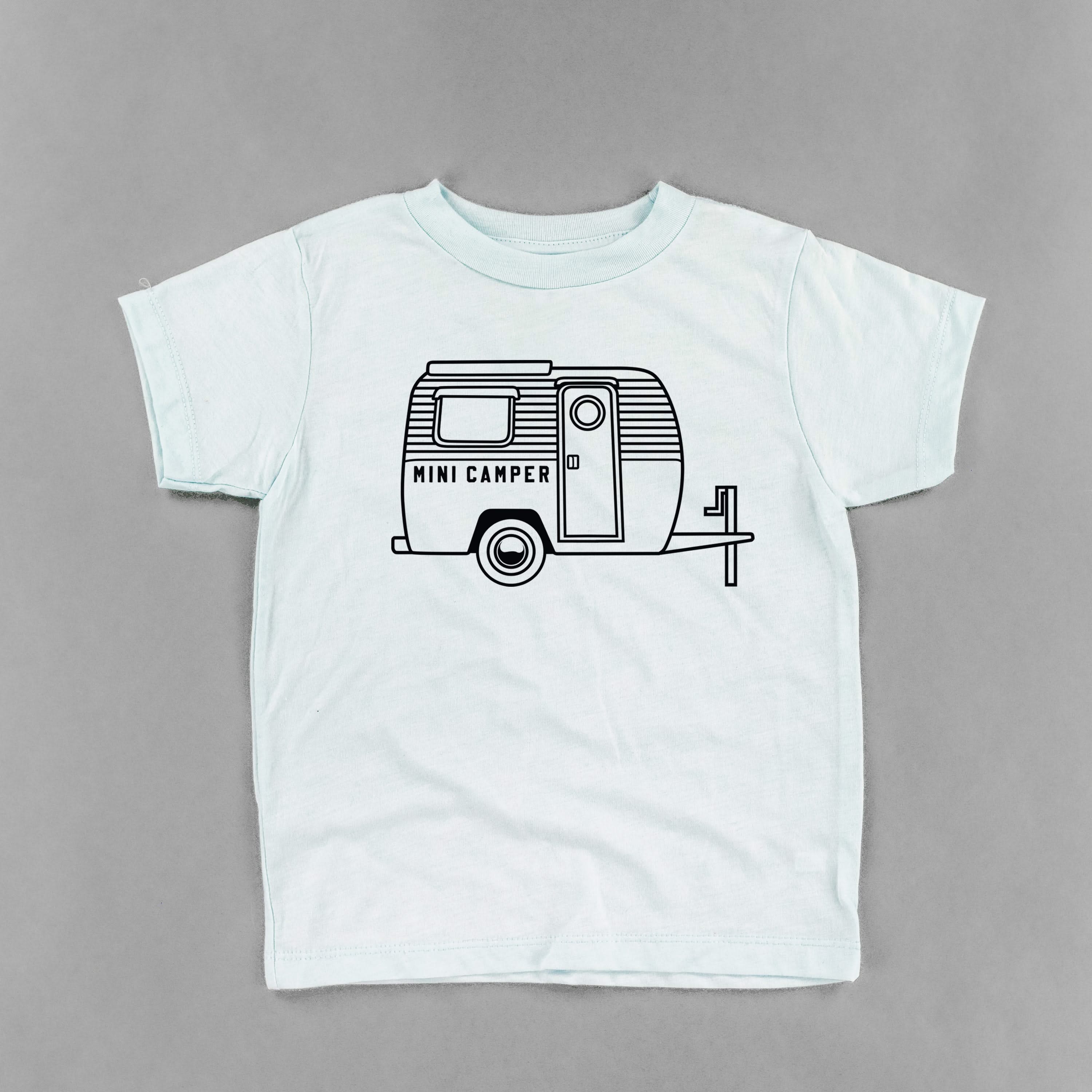 MINI CAMPER - Short Sleeve Child Shirt Little Mama Shirt Shop