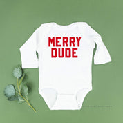 Merry Dude - Child LONG SLEEVE Tee Little Mama Shirt Shop