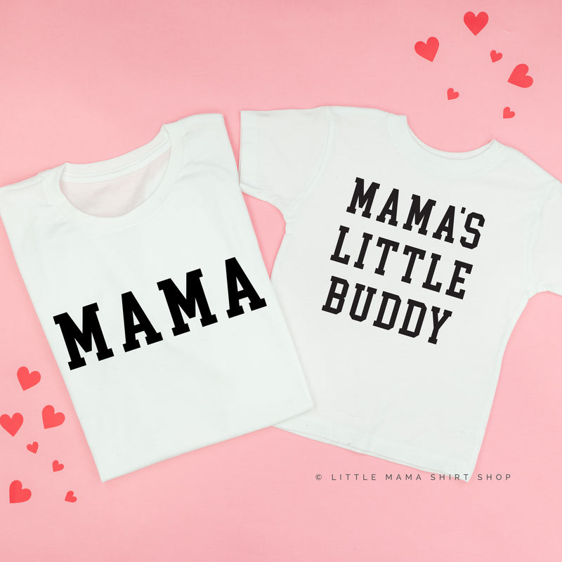 Mama - Varsity / Mama's Little Buddy - Set of 2 Tees