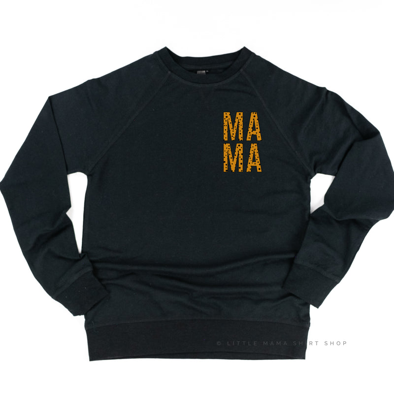 MAMA - Spotty Leopard Pocket - Lightweight Pullover Sweater