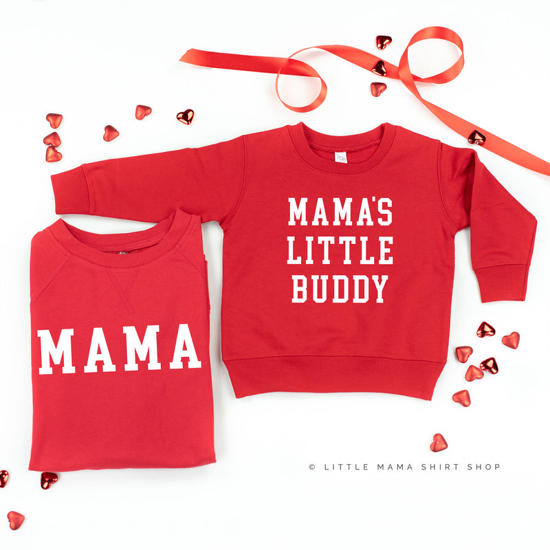 Mama - Varsity / Mama's Little Buddy - Set of 2 Sweaters