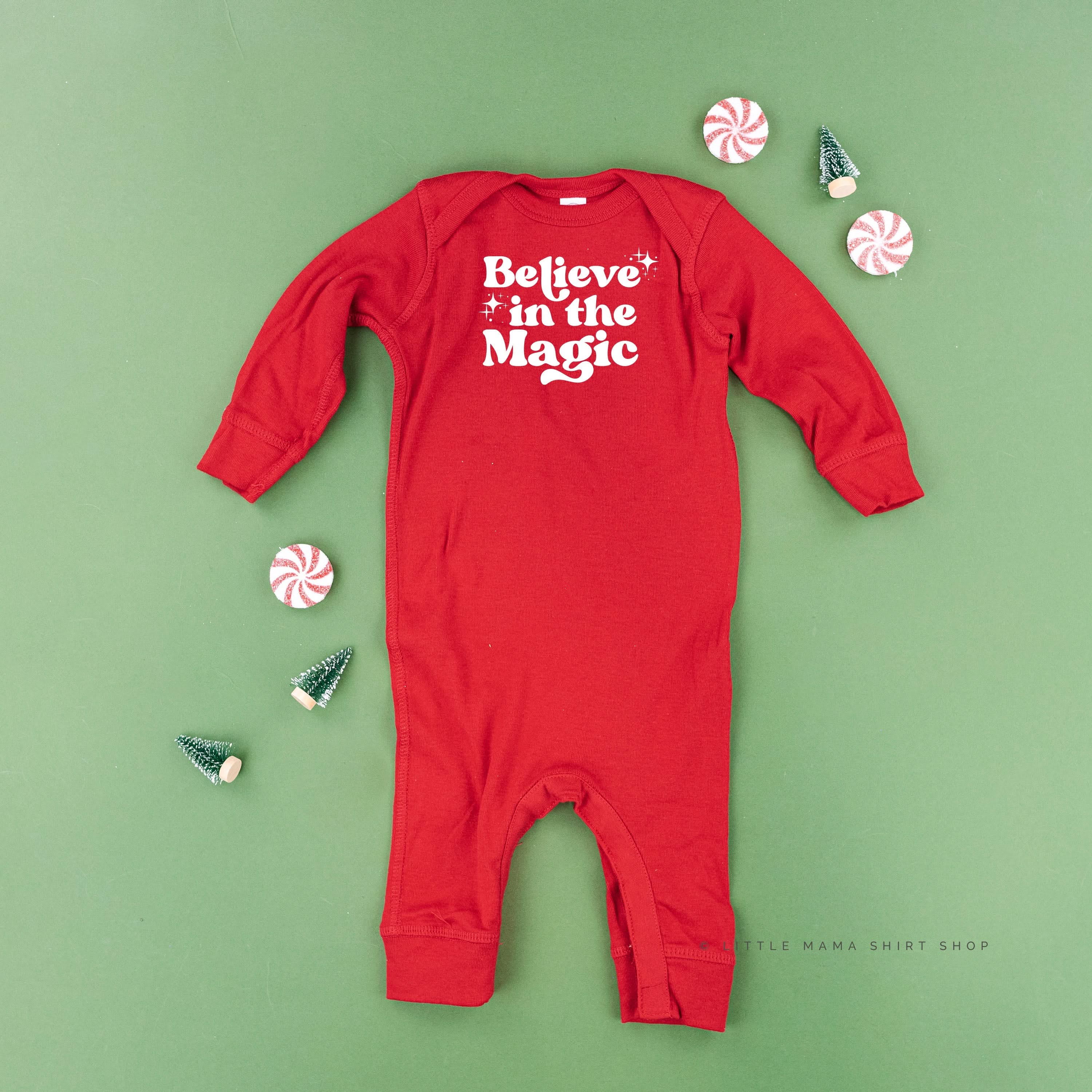 Believe In The Magic - Baby Sleeper Little Mama Shirt Shop