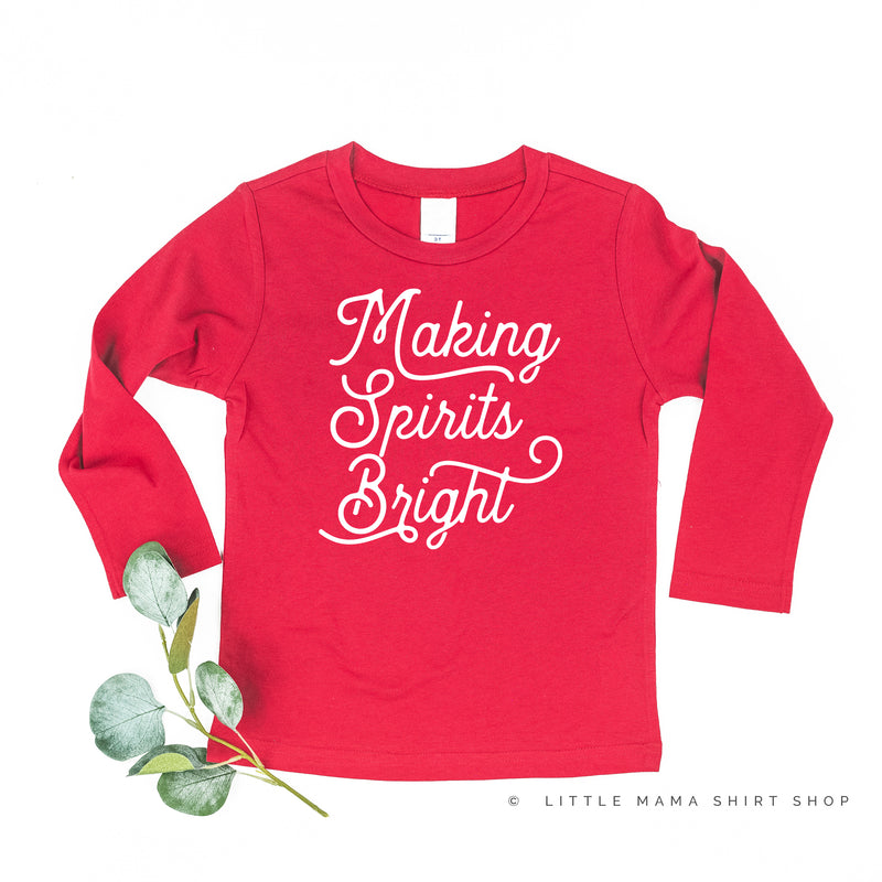 Making Spirits Bright - Child LONG SLEEVE Tee