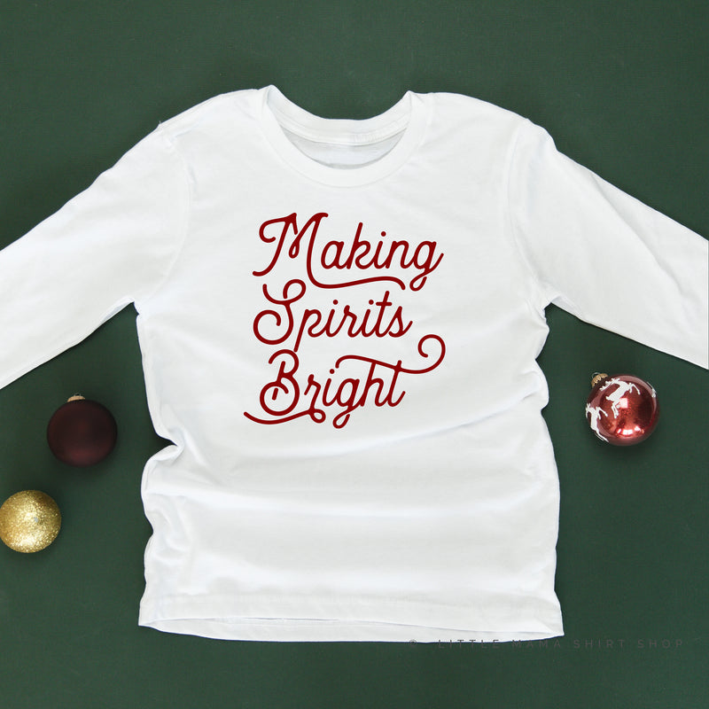 Making Spirits Bright - Child LONG SLEEVE Tee