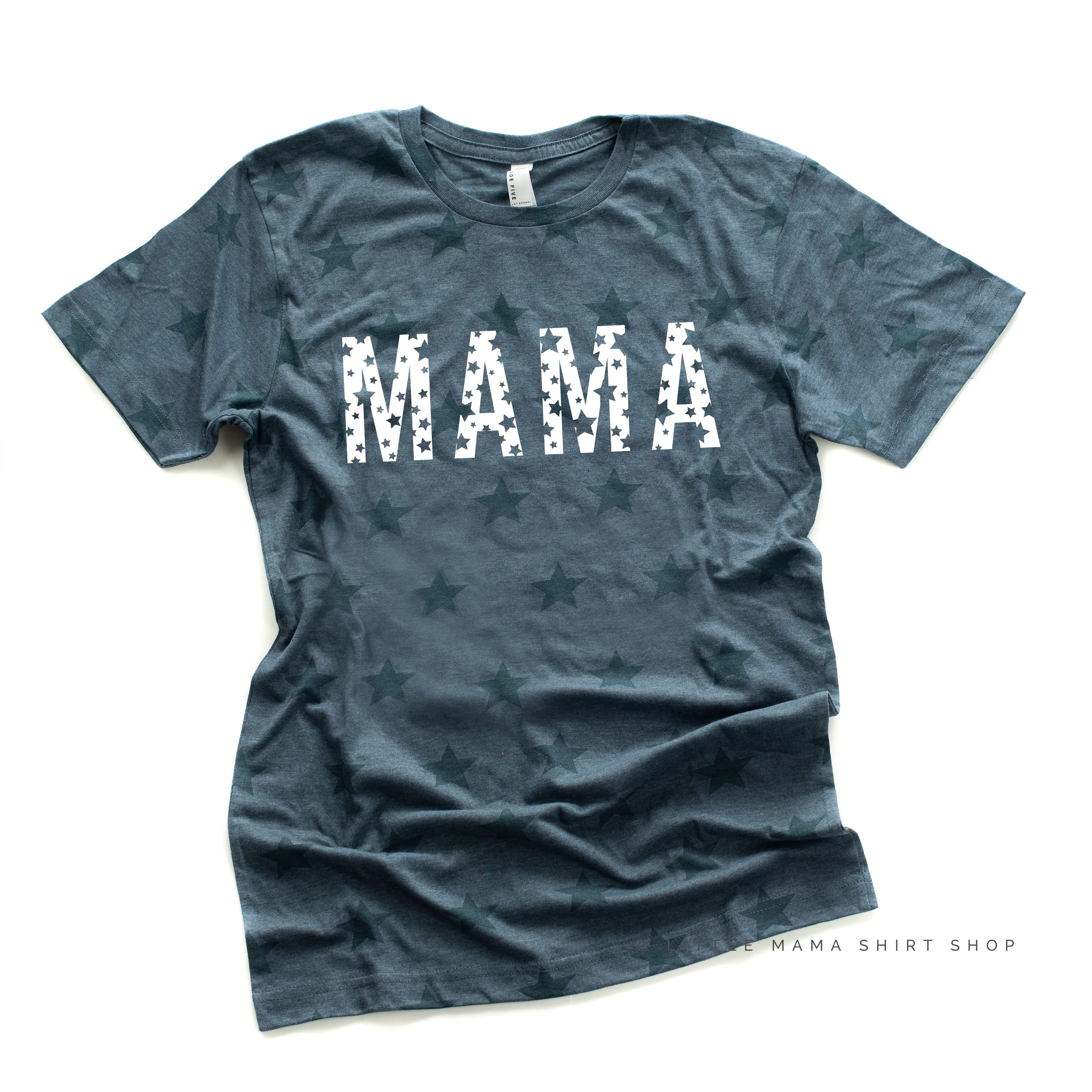 Mama - Star Pattern - Unisex STAR Tee