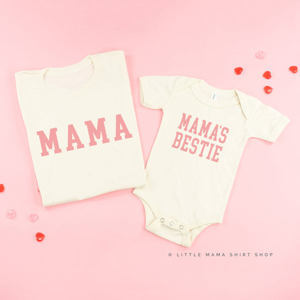 Mama - Varsity / Mama's Bestie - Set of 2 Tees