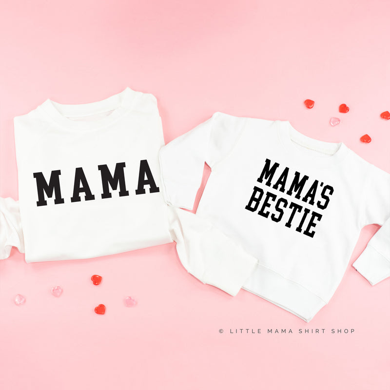 Mama - Varsity / Mama's Bestie - Set of 2 Sweaters