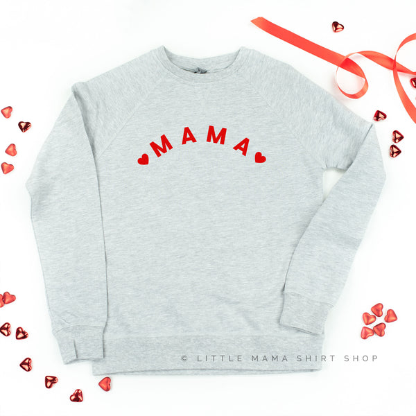 MAMA (Two Hearts) - Lightweight Pullover Sweater