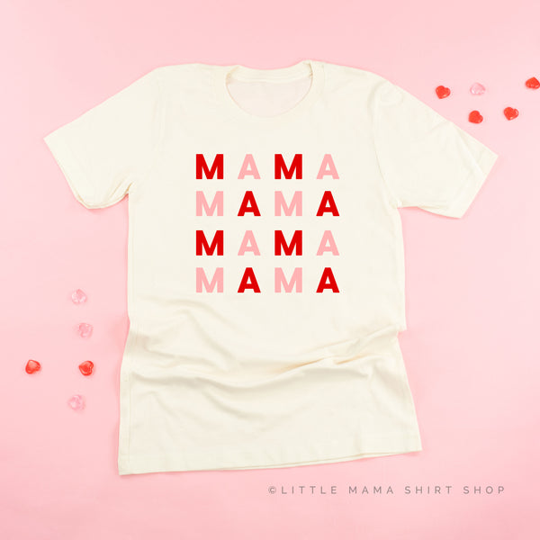 MAMA x 4 (Pink and Red) -  Unisex Tee