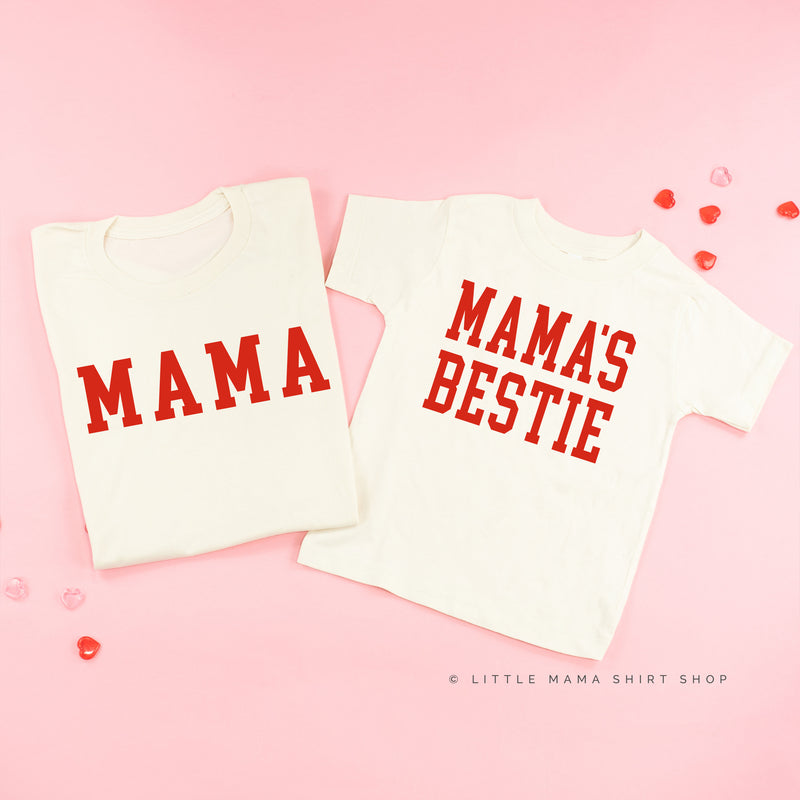 Mama - Varsity / Mama's Bestie - Set of 2 Tees