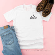 Mama - (Heart Above) - Unisex Tee Little Mama Shirt Shop