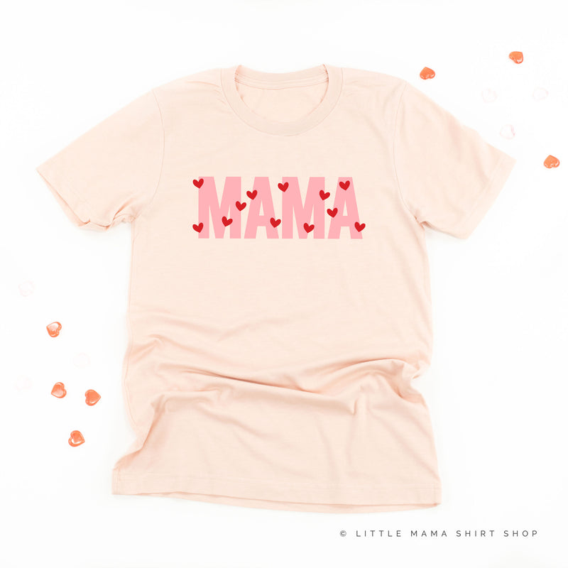 Mama - Mini Hearts - Unisex Tee