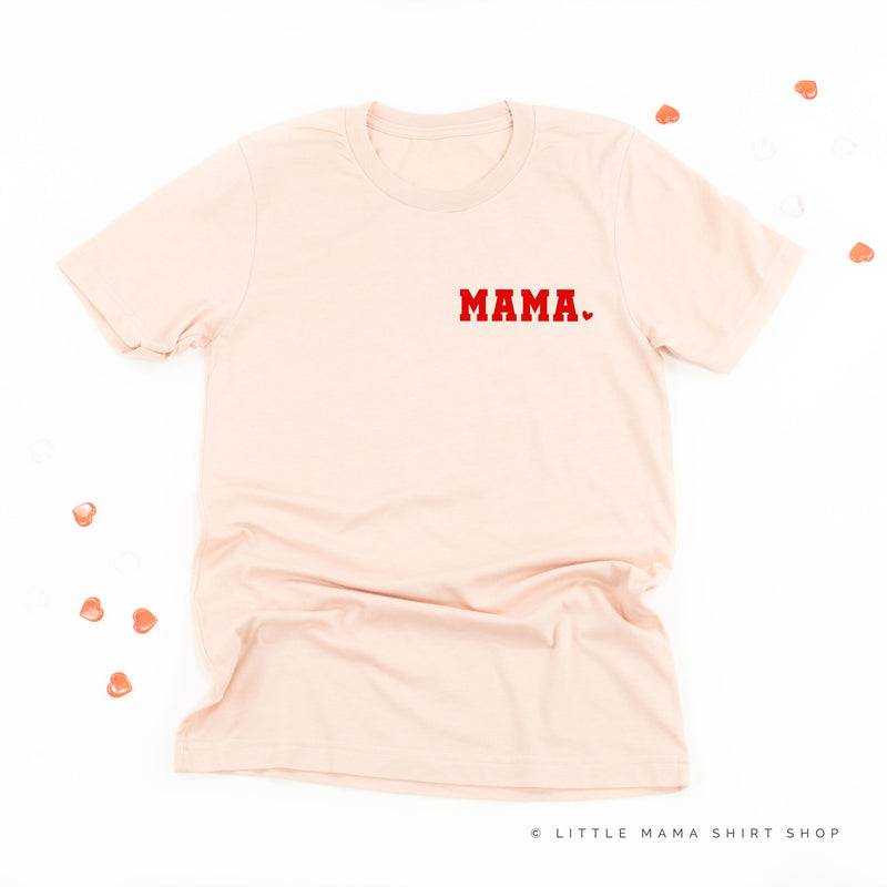 Varsity Heart - Mama (pocket) - Unisex Tee