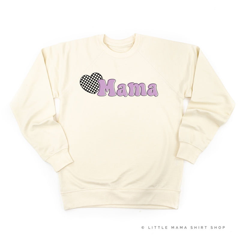 HEART CHECKERS - MAMA - Lightweight Pullover Sweater