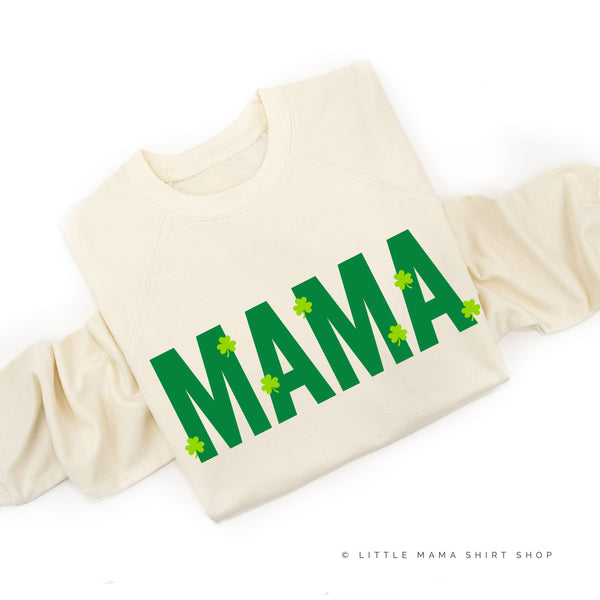 MAMA - Mini Shamrocks - Lightweight Pullover Sweater