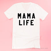 MAMA LIFE - (Block Font) - Unisex Tee Little Mama Shirt Shop