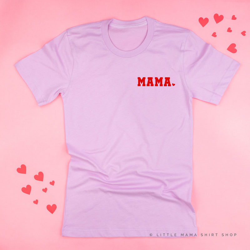 Varsity Heart - Mama (pocket) - Unisex Tee