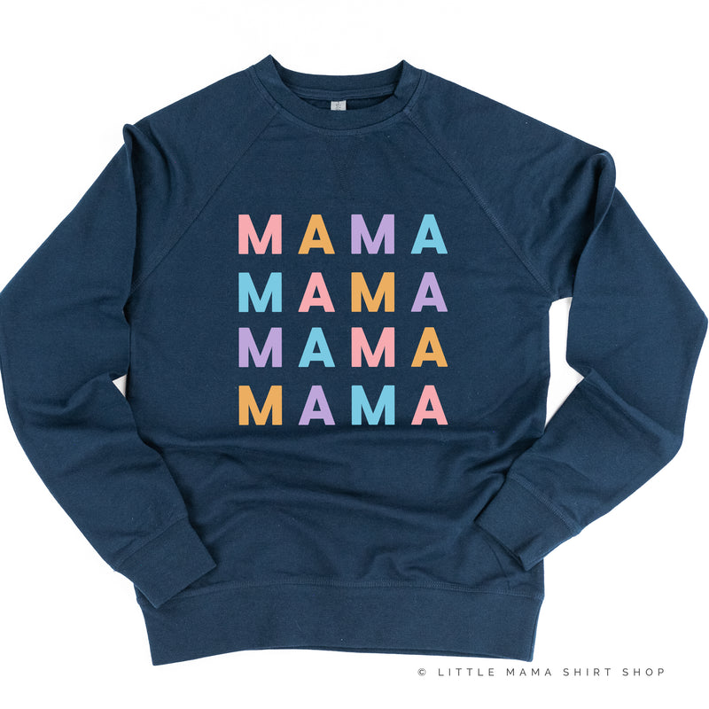 MAMA x4 - PASTEL DESIGN - Lightweight Pullover Sweater