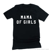 MAMA OF GIRLS - (Block Font) - Unisex Tee Little Mama Shirt Shop