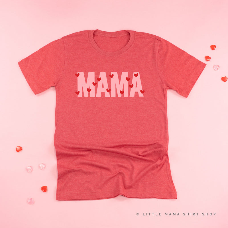 Mama - Mini Hearts - Unisex Tee