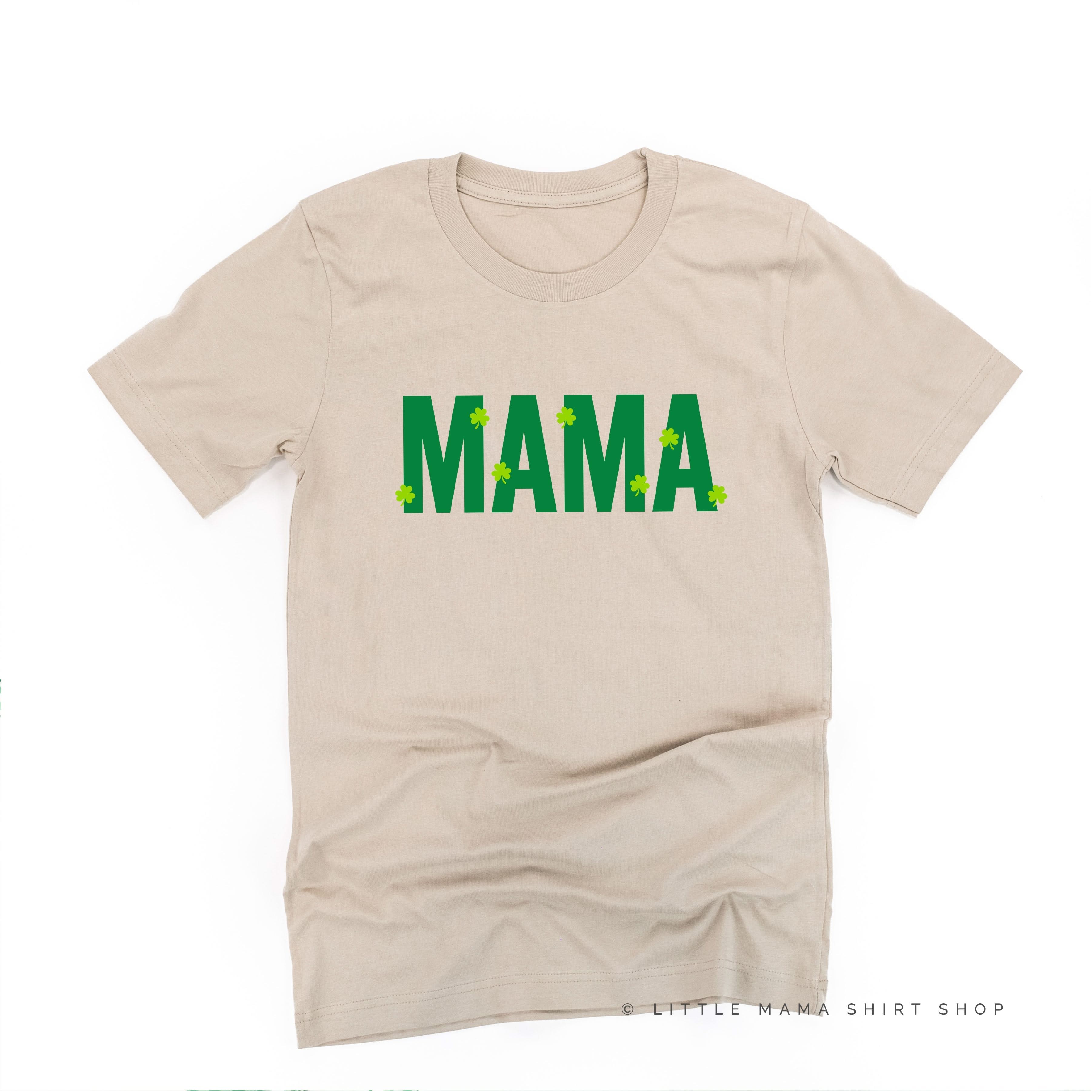 Mama - Mini Shamrocks - Unisex Tee Little Mama Shirt Shop