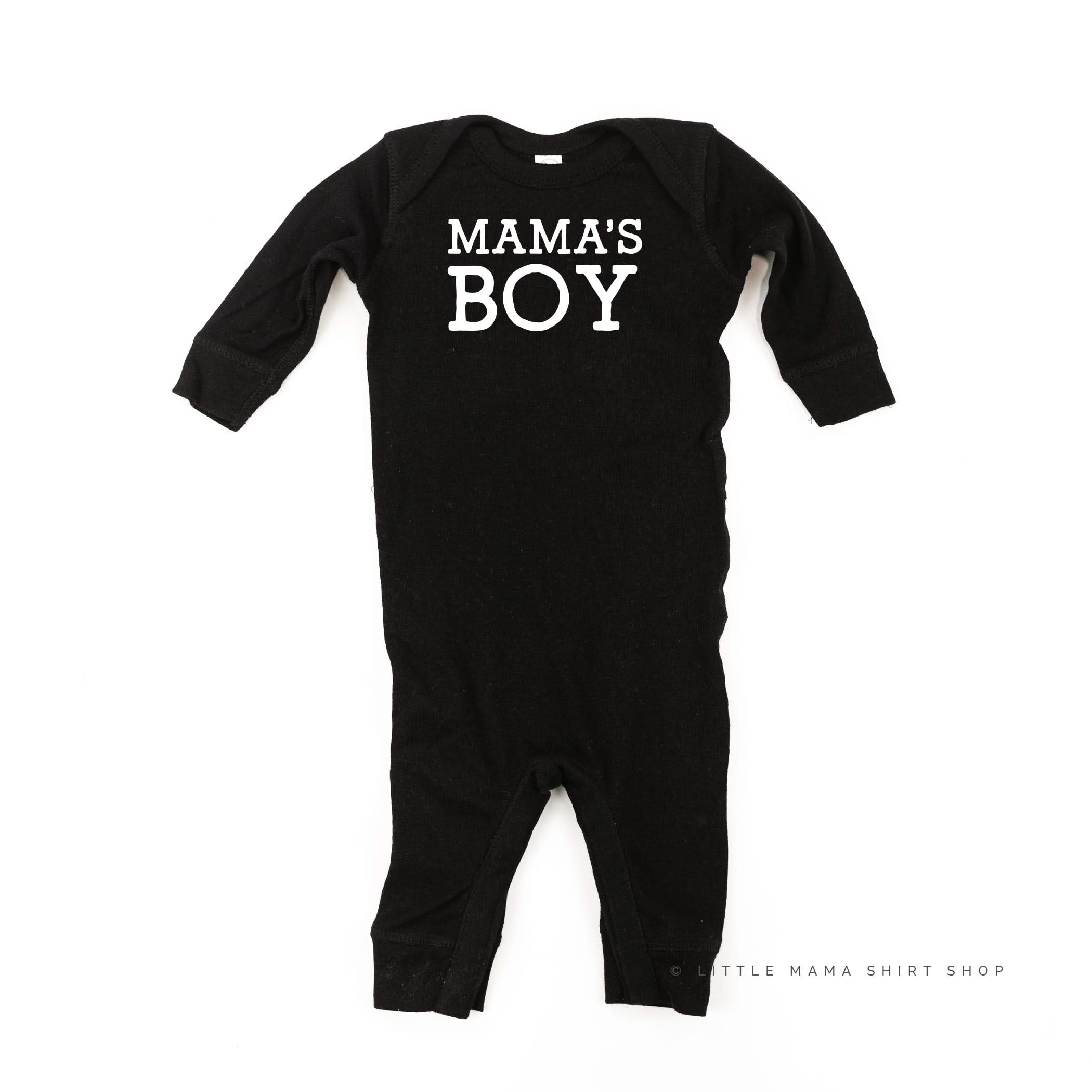 Mama's Boy - Original - One Piece Baby Sleeper Little Mama Shirt Shop