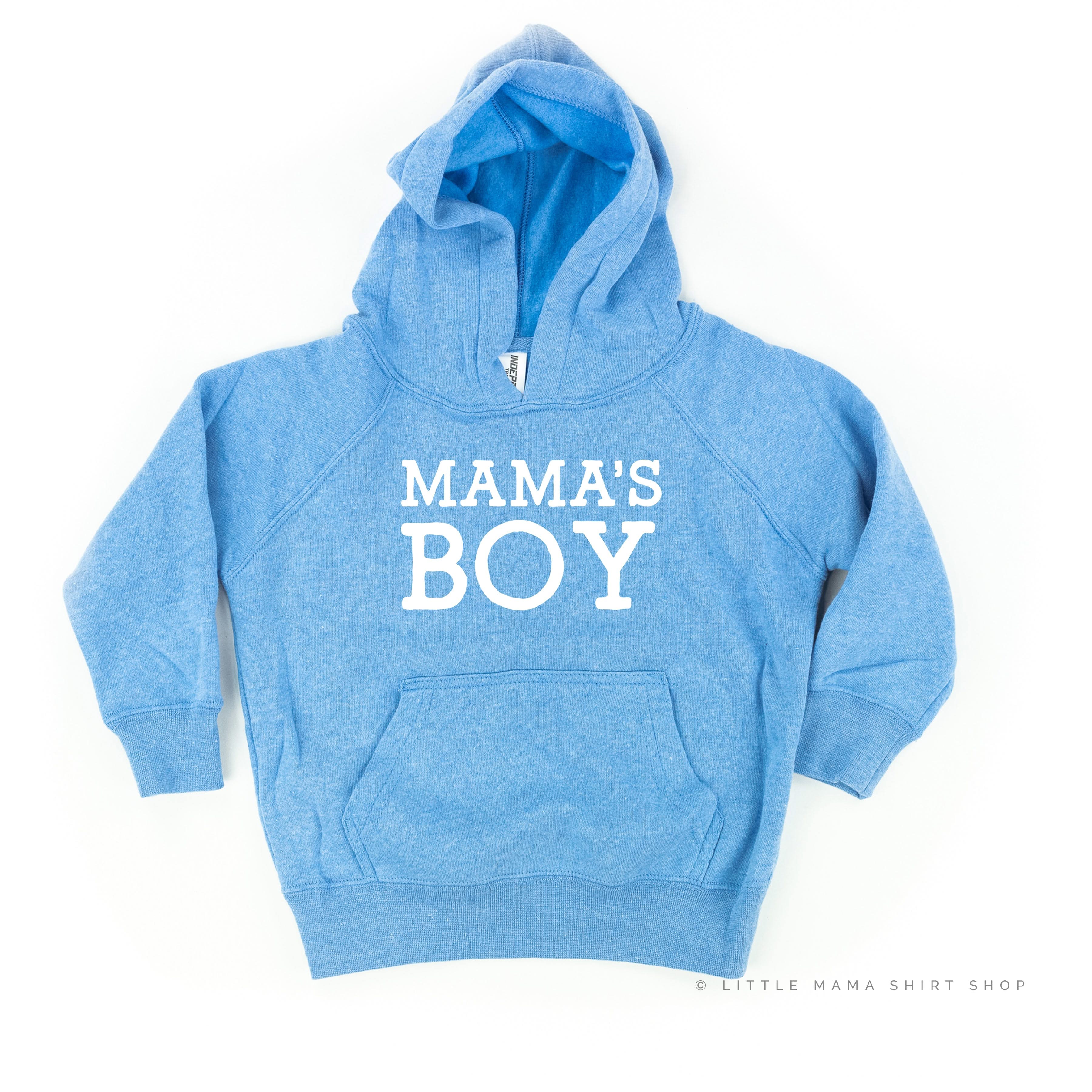 Mama's Boy - Original - Child Hoodie Little Mama Shirt Shop LLC