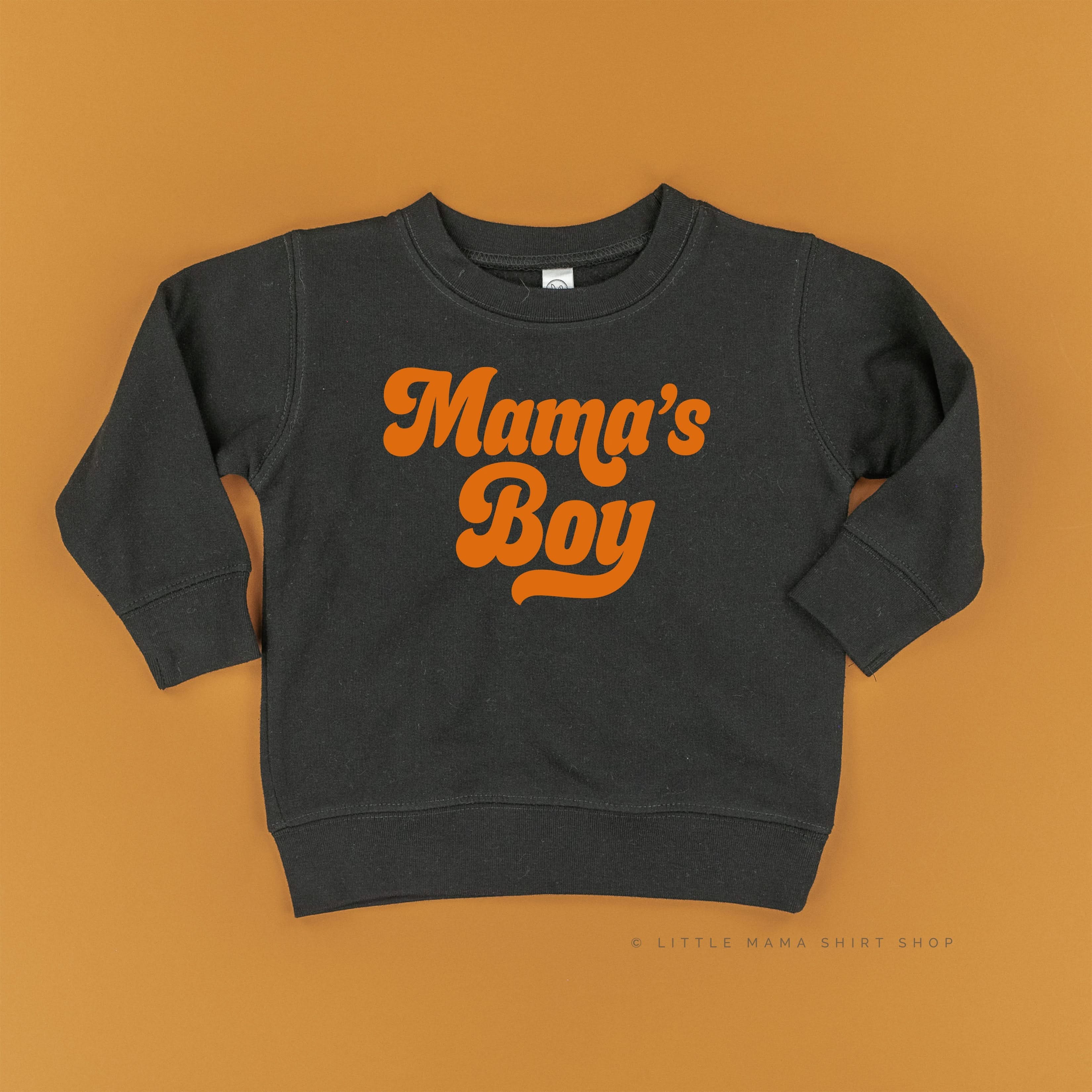 Mama's Boy (Retro) - Child Sweater Little Mama Shirt Shop